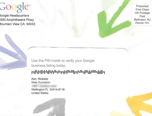What Does the Google Places Verification Postcard Look Like?