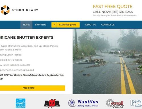 Hurricane Shutter Website and Leads